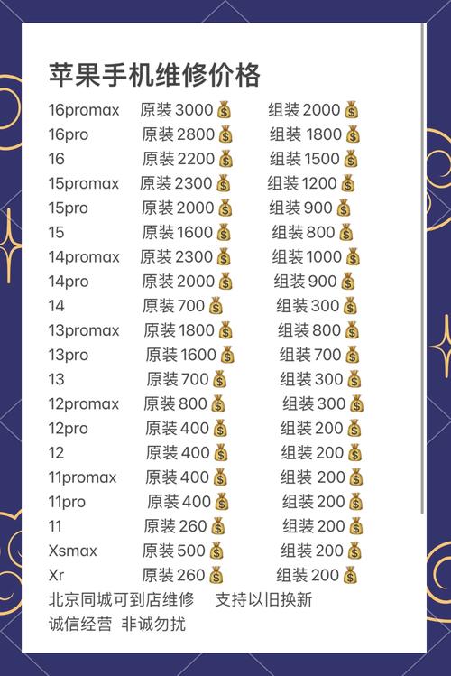 蘋果維修查詢進(jìn)度，蘋果維修費用價目表