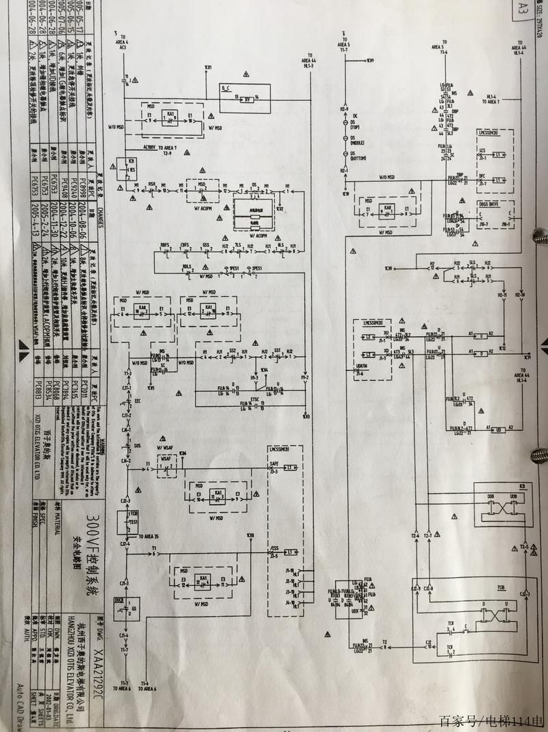 西子電梯電路圖講解