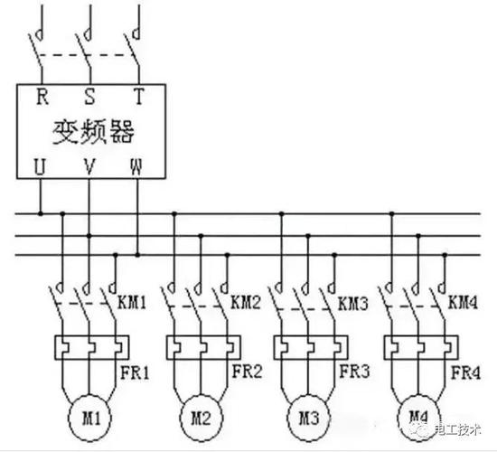 變頻器控制原理圖cad，變頻器控制柜原理圖