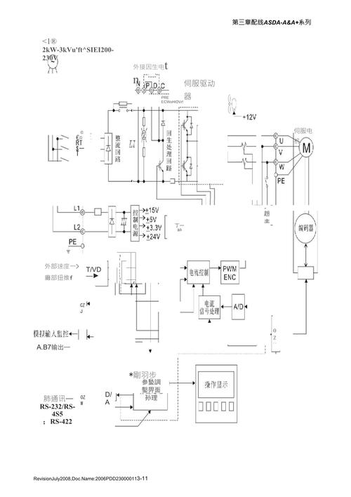 縫紉機(jī)伺服驅(qū)動器電路圖，縫紉機(jī)伺服電機(jī)控制電路圖